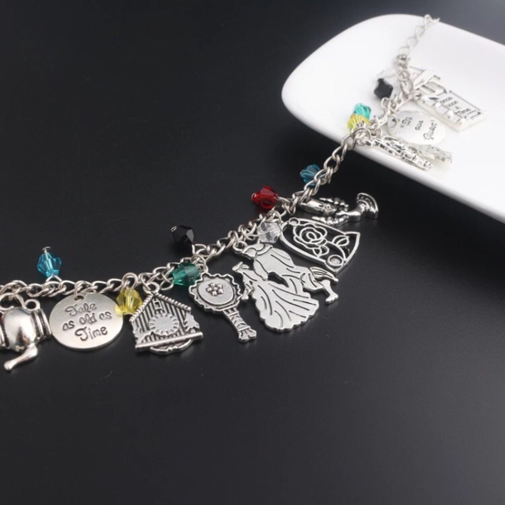 Disney's Beauty and the Beast Charm Bracelet - Picture 5 of 7